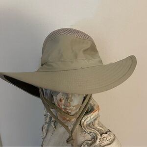 Henschel all weather tan nylon 10 pt Booney packable hat mesh crown SPF 50+ NWT